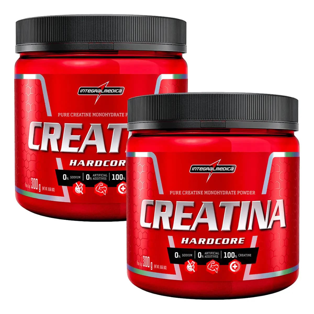 Creatina Integralmédica 2 potes de 300 g